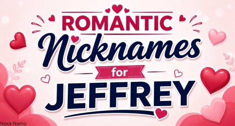 Romantic Nicknames for Jeffrey – sweet and loving nickname ideas
