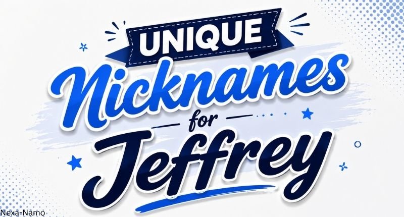 Unique Nicknames for Jeffrey – creative and uncommon nickname ideas