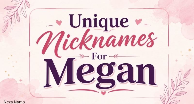 Unique nicknames for Megan creative and stylish name ideas graphic