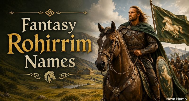 Fantasy Rohirrim names for heroic warriors and fantasy characters
