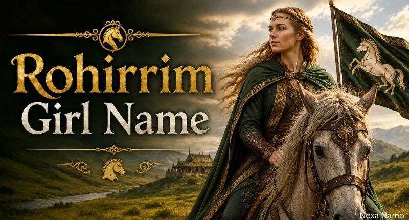 Rohirrim girl name ideas for brave female fantasy characters