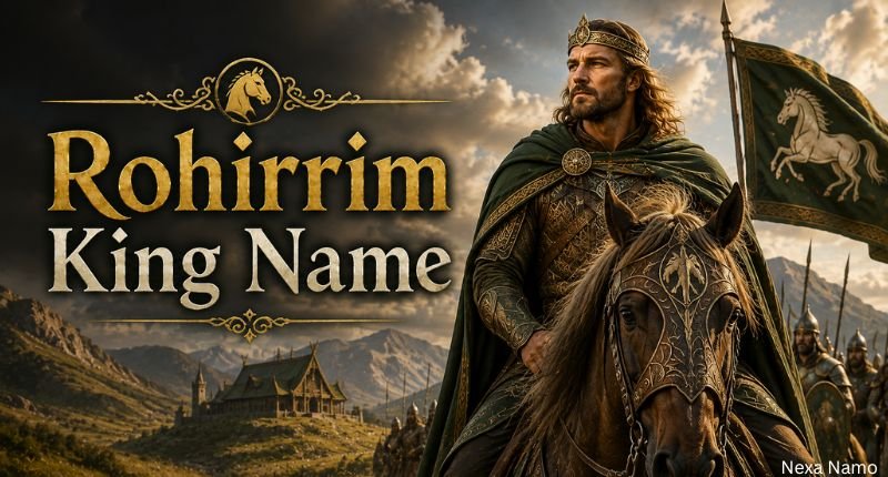 Rohirrim king name inspired by the legendary kings of Rohan