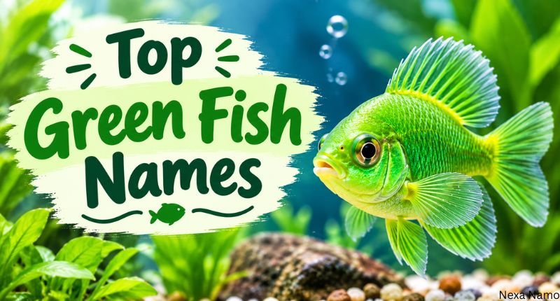 Top Green Fish Names – vibrant green pet fish in a beautiful aquarium with aquatic plants